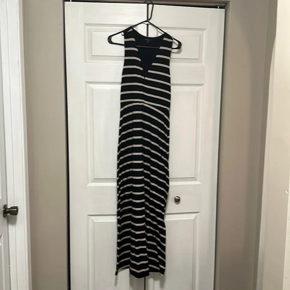blue dress for baby girl Morlana Maxi Dress - Black & Tan Animal Print main image 0